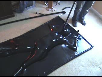 Latex Vac Bed Sexual   Part 1