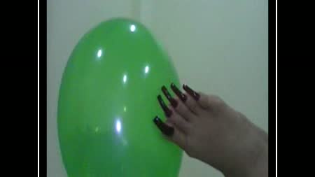 Sexy Claws With Balloon - Goddess cath used her sexy claws to play with balloon..She used her all sexy long fingernail and toenails to scratch balloon..High quality with screen size is 1280x720 for better download..