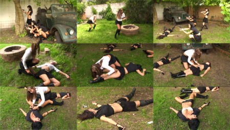 Soldiers Spies Bullets 2 - Great mass shooting action, multigirl spy shootouts with bodysearching!