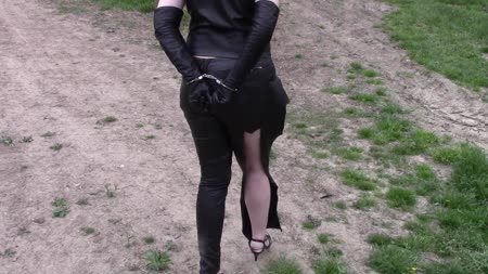 Bondageangel - Dirty And Torn Old Leather Pants